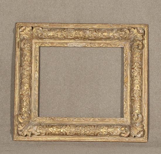 Appraisal: Louis XV Style Giltwood and Sanded-Frieze Frame th Century Sight