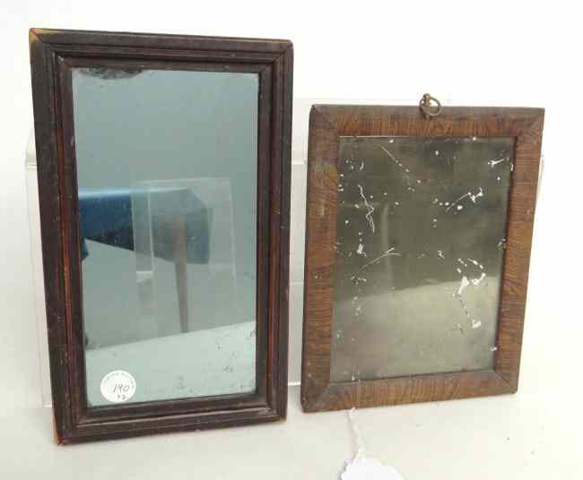 Appraisal: Lot two th c mirrors in old surface