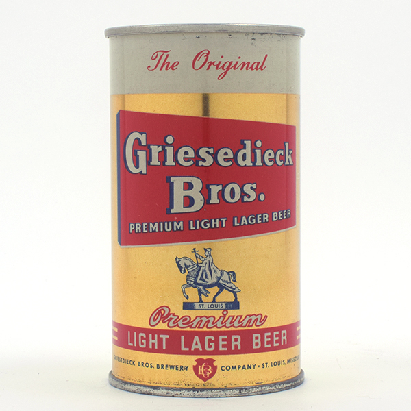 Appraisal: Griesedieck Bros Beer Flat Top NON IRTP - Reference USBC