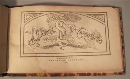 Appraisal: vol Leland C G Ye Book of Copperheads Philadelphia Frederick