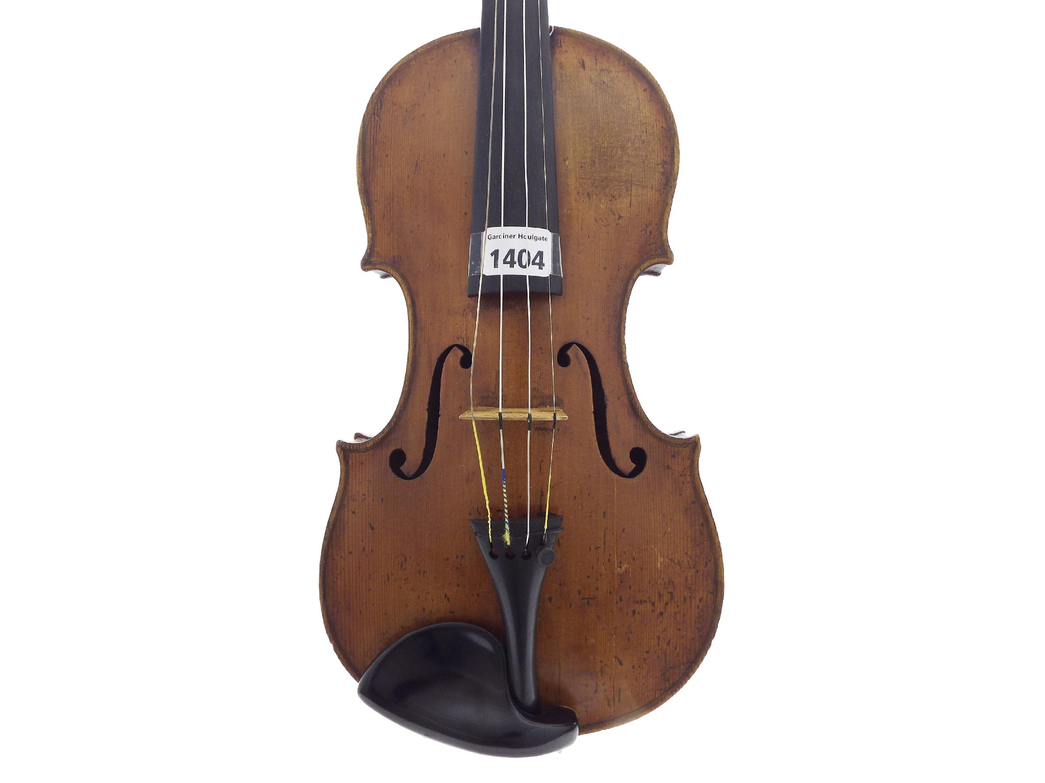 Appraisal: Good th century seven-eighth size violin bearing a partially decipherable