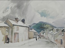 Appraisal: Grace Veronica Kelly American Cleveland - Street in Sligo Watercolor