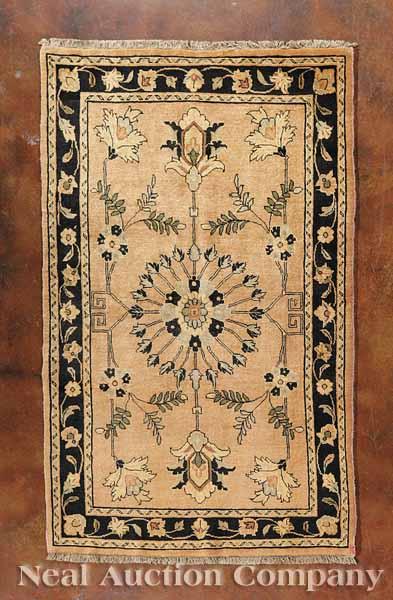 Appraisal: A Persian Sultanabad Carpet salmon ground floral motifs ft in