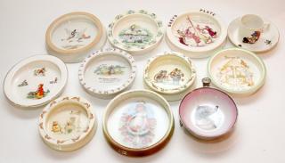 Appraisal: CHILDREN'S PORCELAIN PLATES PCS CHILDREN'S PORCELAIN PLATES PCS DIA -