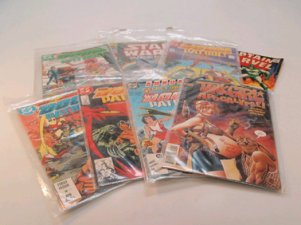 Appraisal: A quantity of DC and Marvel comics including Star Wars