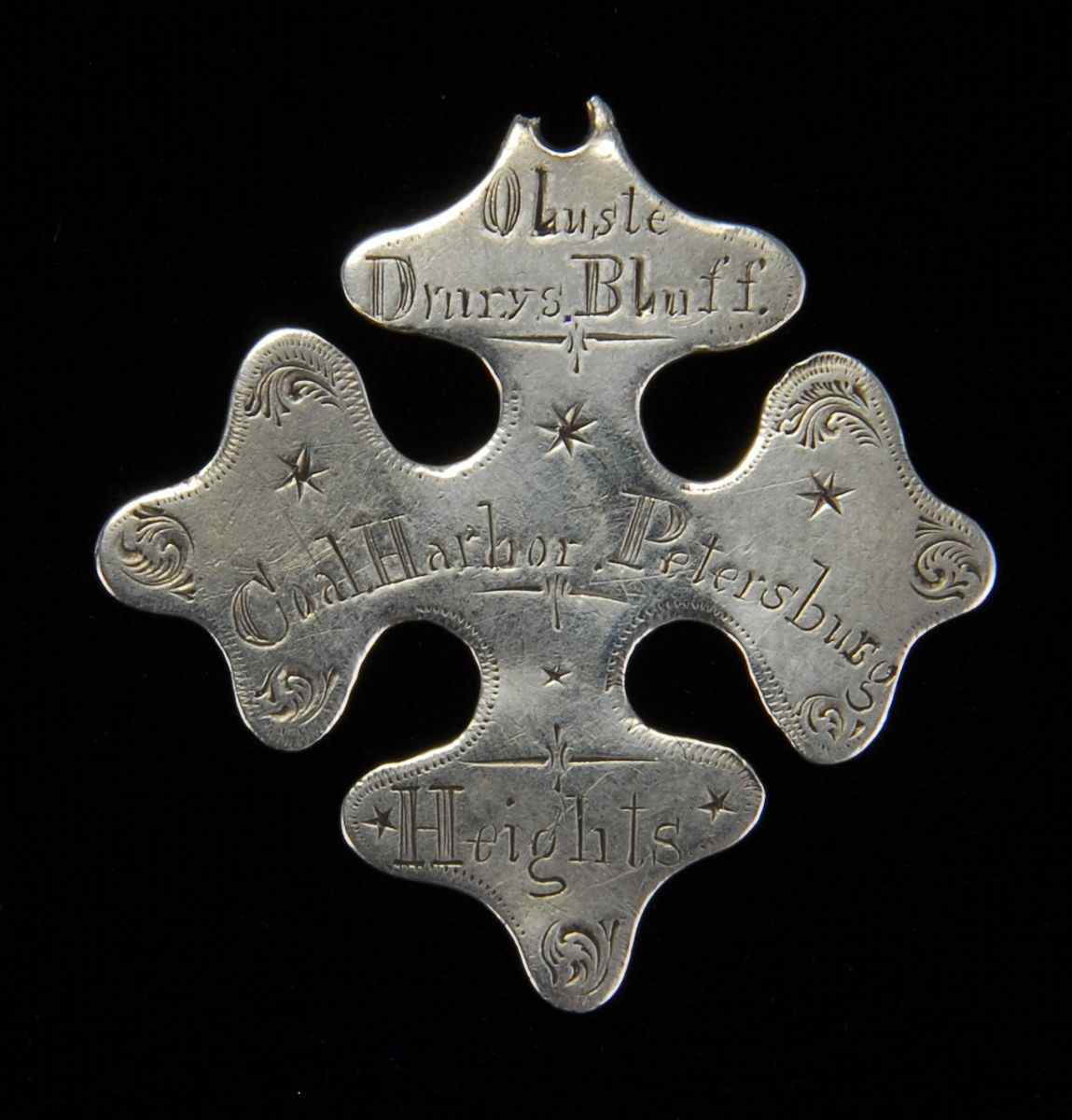 Appraisal: COIN SILVER CIVIL WAR MEDALFrom the th Massachusetts regiment One