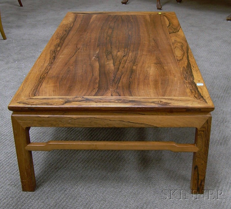 Appraisal: Asian Rosewood Low Table ht lg wd in