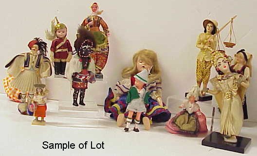 Appraisal: Collection of travel dolls and doll accessories including Madame Alexander