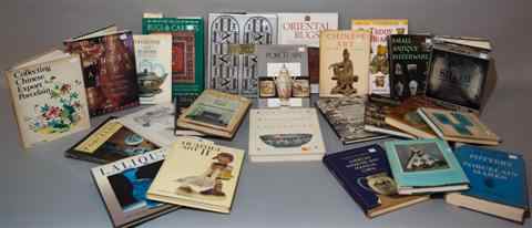 Appraisal: VARIOUS BOOKS ON DECORATIVE ARTS including books on porcelain silver