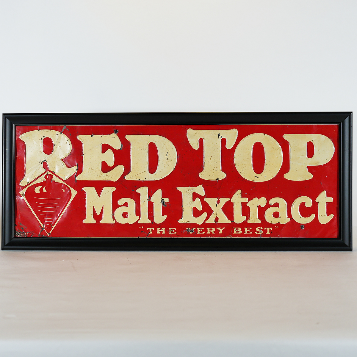 Appraisal: Red Top Malt Extract Very Best Embossed Tin Prohibition SignReference