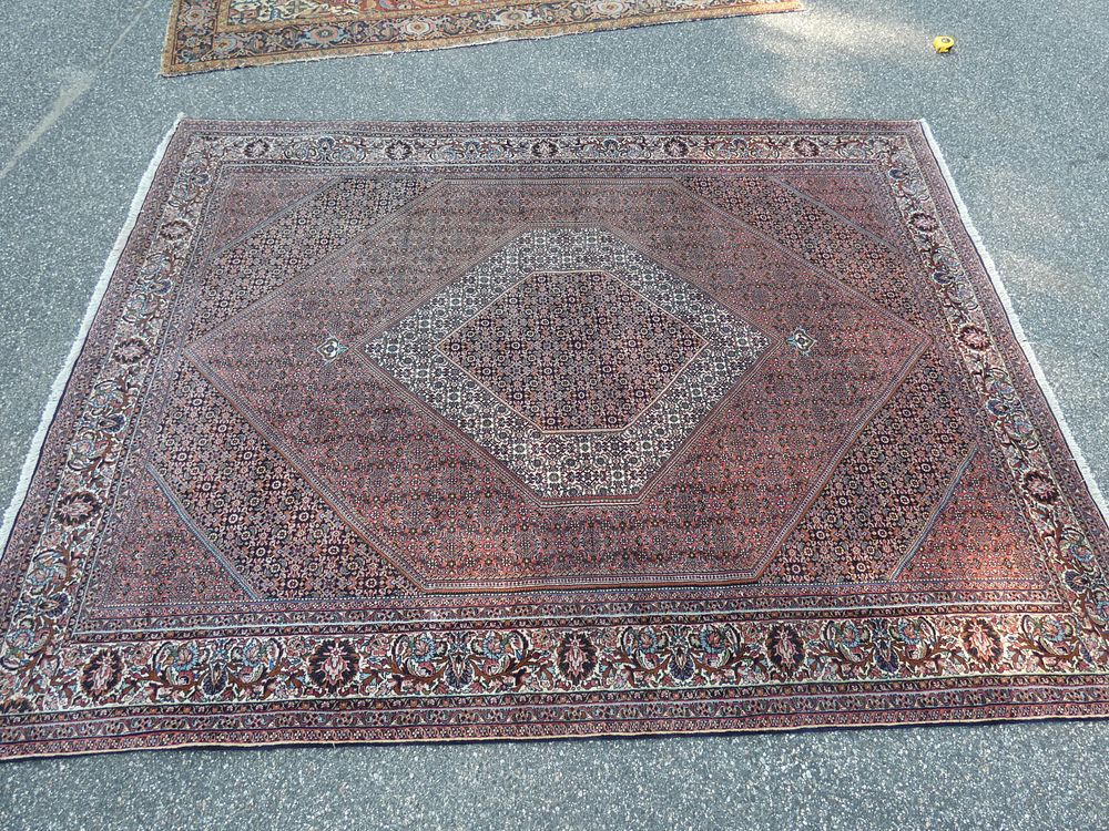 Appraisal: VINTAGE BIDJAR CARPET Fine vintage Bidjar room size rug x