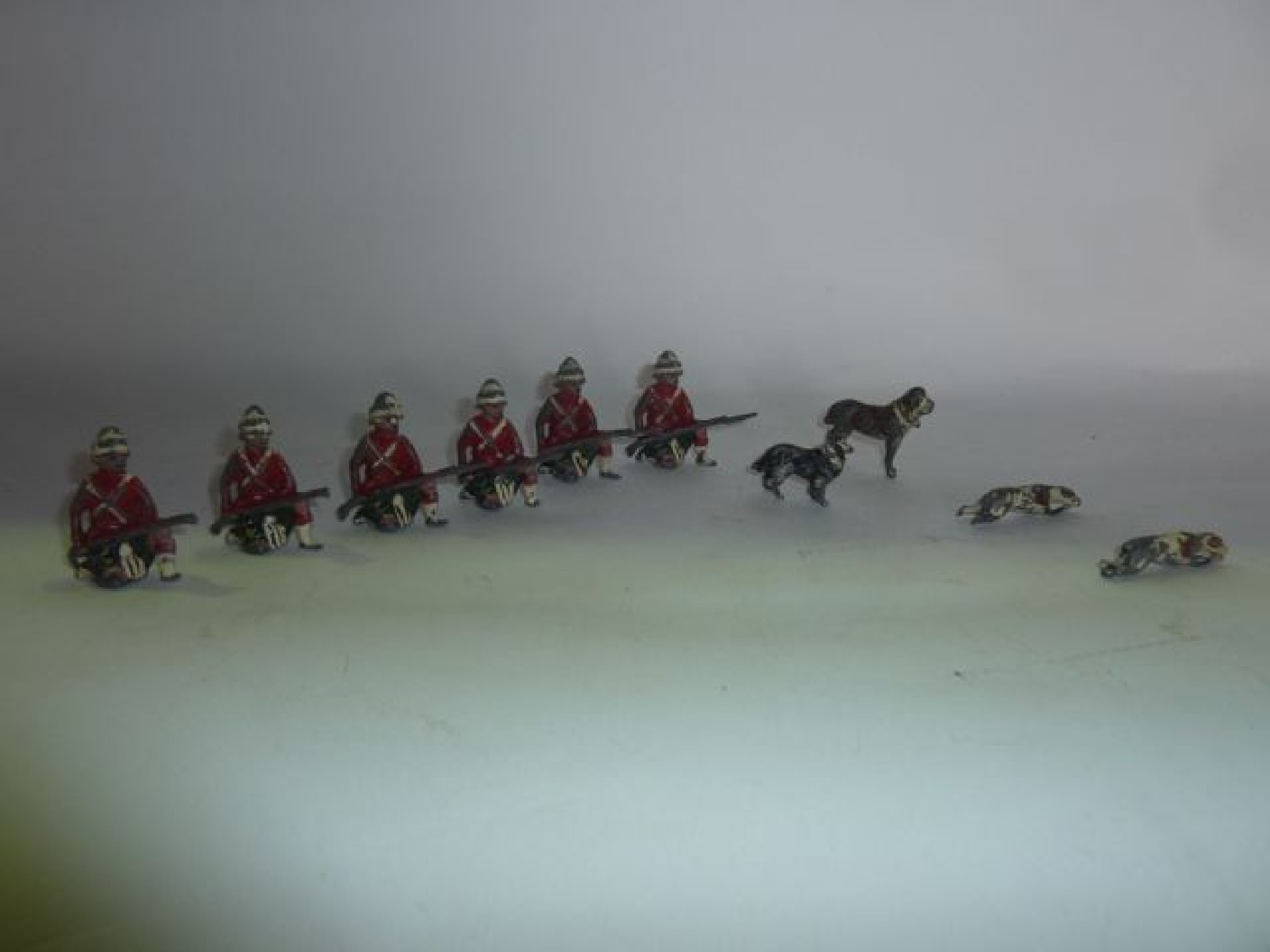 Appraisal: A small quantity of vintage lead models of British Boer