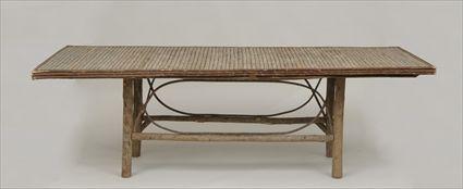 Appraisal: American Willow Twig Table Modern in x ft in x