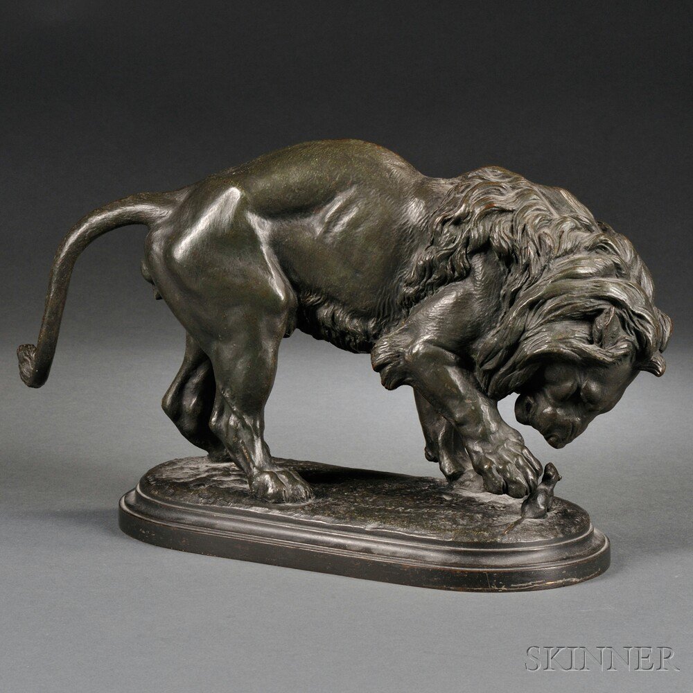 Appraisal: Isidore Bonheur French - Bronze Model of a Lion with