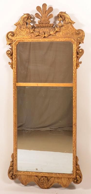 Appraisal: th Century Gilt Frame Wall Mirror th Century Gilt Frame