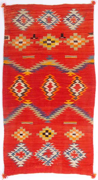 Appraisal: Property from McGee's Indian Den Scottsdale AZ The borderless weaving