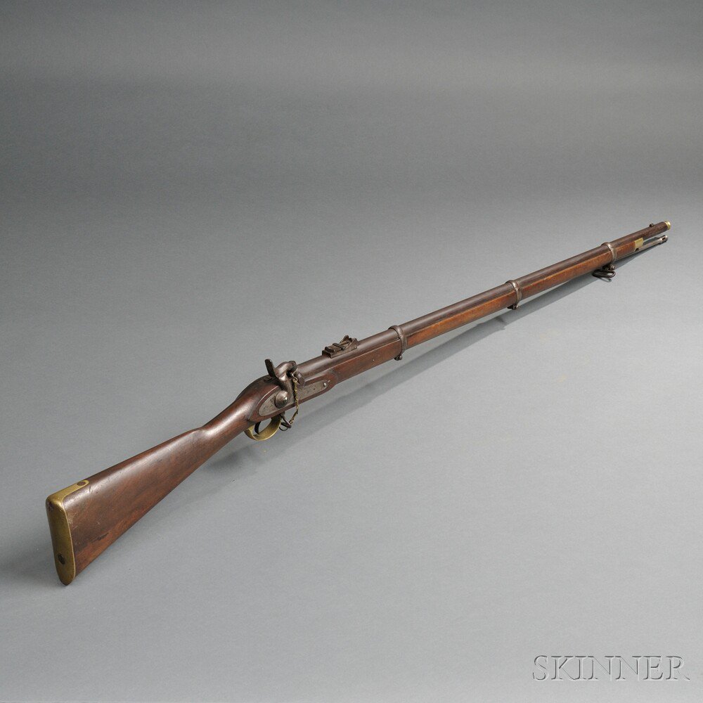 Appraisal: Model British Enfield Rifle Musket c mid- th century walnut