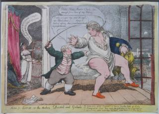 Appraisal: Isaac Cruikshank aquatint Isaac Cruikshank English - - ''All For