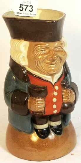 Appraisal: Doulton Lambeth Large Toby Jug The Standing Smiling Man with