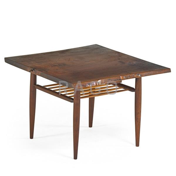 Appraisal: GEORGE NAKASHIMA End table Condition Report Rich patina to original