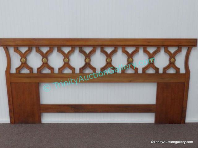 Appraisal: 's Kent Coffey Lauria King Size Bed Headboard Produced and