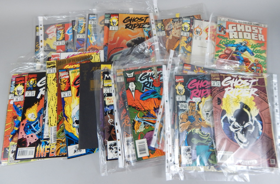 Appraisal: Various Marvel Ghostrider comics from the years - 's