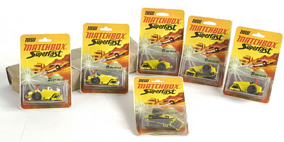 Appraisal: Matchbox Superfast No Rod Roller - yellow red seat black