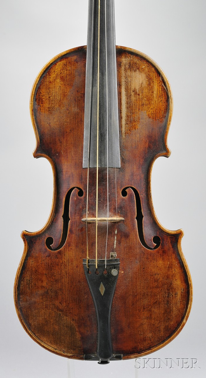 Appraisal: Czech Violin John Juzek Workshop Prague c bearing the maker's