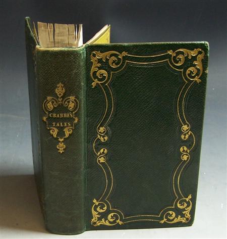 Appraisal: Fore-edge painting--Crabbe W Tales volumes in one mo contemporary green