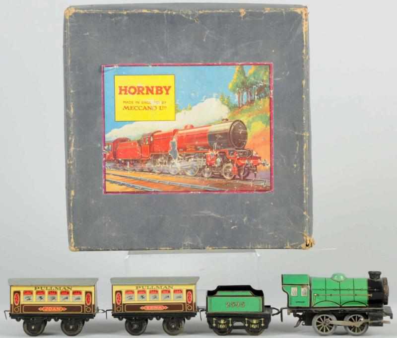 Appraisal: Hornby Passenger Train Set English Includes clockwork engine no tender