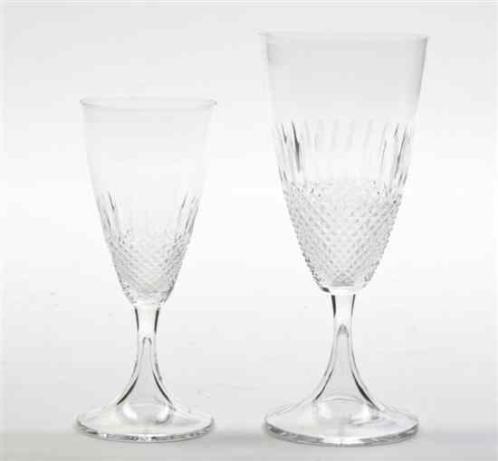 Appraisal: A Lalique Partial Stemware Service in the Chinon pattern comprising