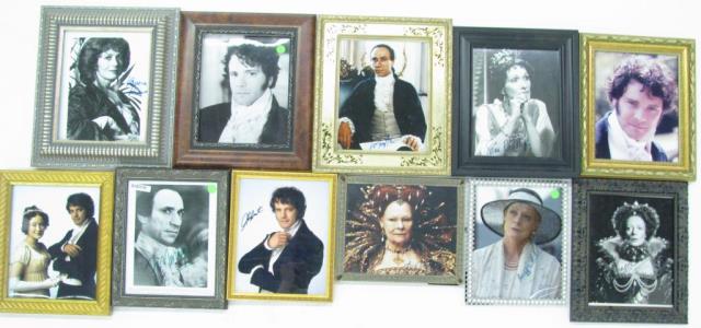 Appraisal: Group of Autographed Celebrity Photos framed unframed including - Judi