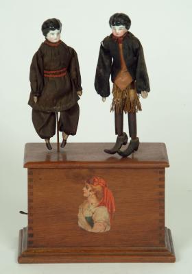 Appraisal: A pair of late Victorian animated dancing dolls by Milliken