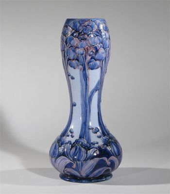 Appraisal: Lilac' a James Macintyre Hesperian ware vase designed by William