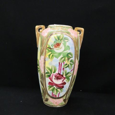 Appraisal: Miyaka Japanese Pottery Vase floral