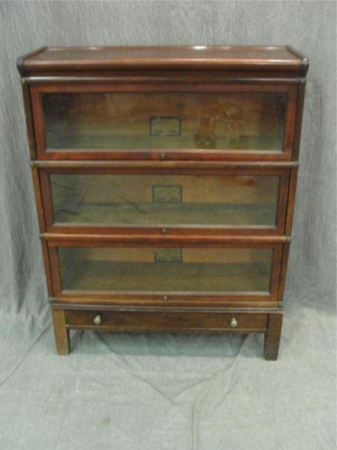 Appraisal: Stack Barristers Bookcase With drawer From a Yonkers NY estate