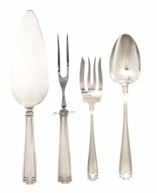 Appraisal: An American Sterling Silver Partial Flatware Service for Twelve Gorham