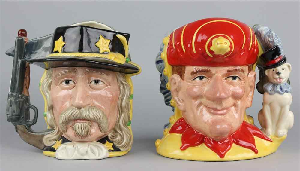 Appraisal: ROYAL DOULTON DOUBLE HEADED 'PUNCH AND JUDY' CHARACTER JUG signed