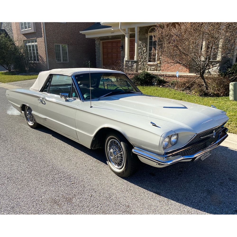 Appraisal: Ford Thunderbird Convertible Vin Y Z Exterior color white door