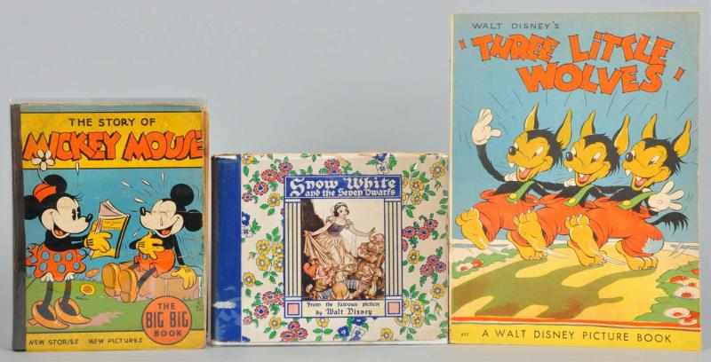 Appraisal: Lot of Walt Disney Character Books Description Includes Three Little