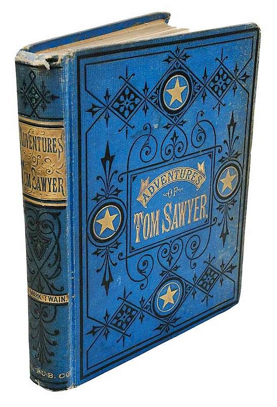 Appraisal: The Adventures of Tom Sawyer by Mark Twain Hartford Conn