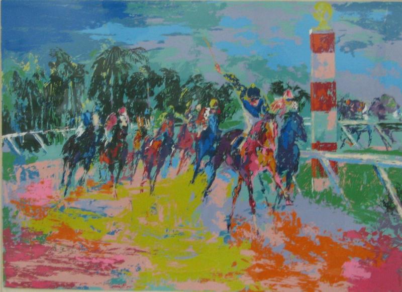 Appraisal: Leroy Neiman American B ''Florida Racing serigraph in colors signed