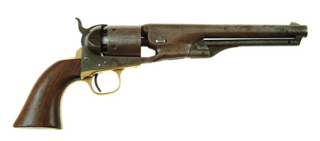 Appraisal: MARTIALLY MARKED COLT MODEL PERCUSSION REVOLVER Cal SN Usual configuration