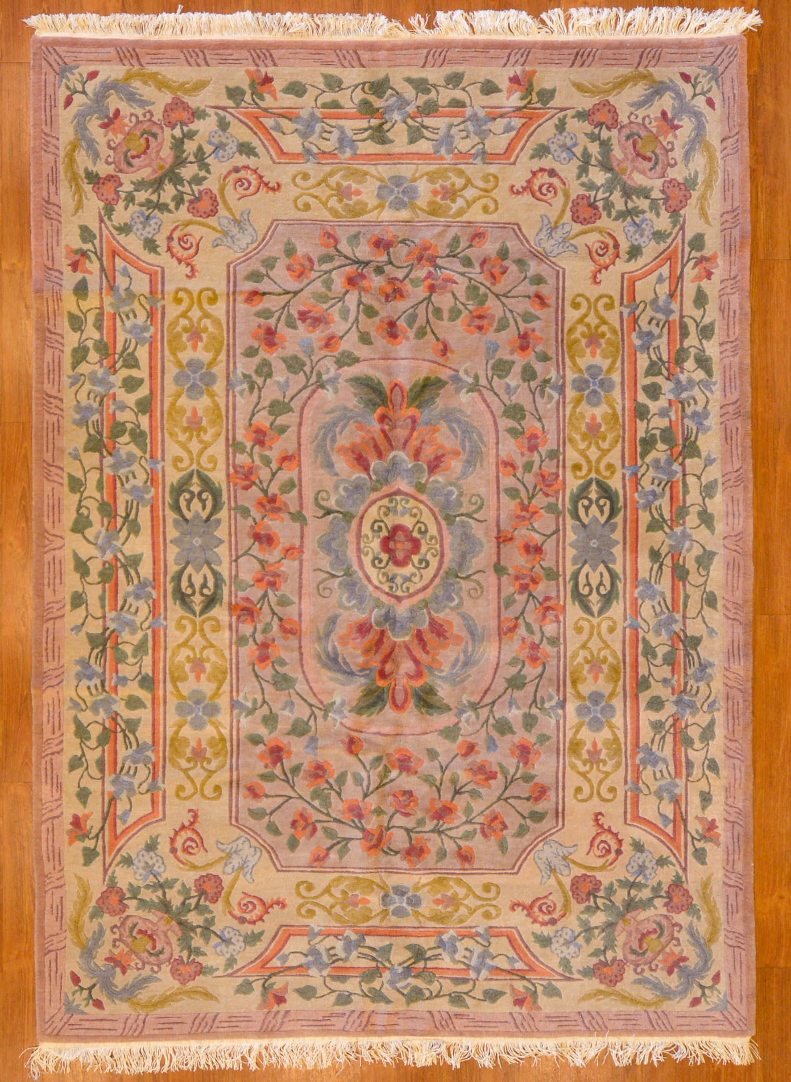 Appraisal: TIBETAN RUG NEPAL X Fourth quarter- th century hand-knotted wool