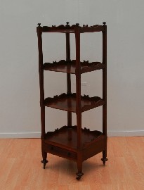 Appraisal: An early th century English mahogany what not x x