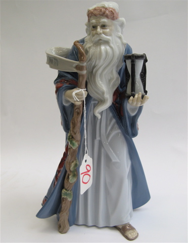 Appraisal: LLADRO PORCELAIN FIGURE Father Time from the Millennium Collection inches