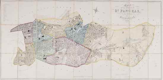 Appraisal: Daw Edmund Map of the Parish of St Pancras in