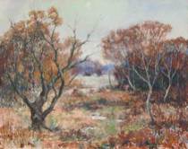 Appraisal: Herbert J Day British - Hunter In A Landscape Oil