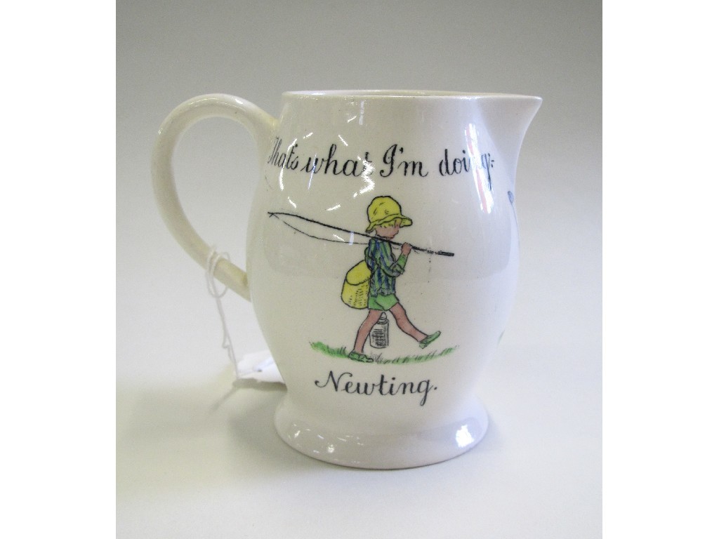 Appraisal: Ashtead Potters Limited Epsom Nursery jug from the Christopher Robin