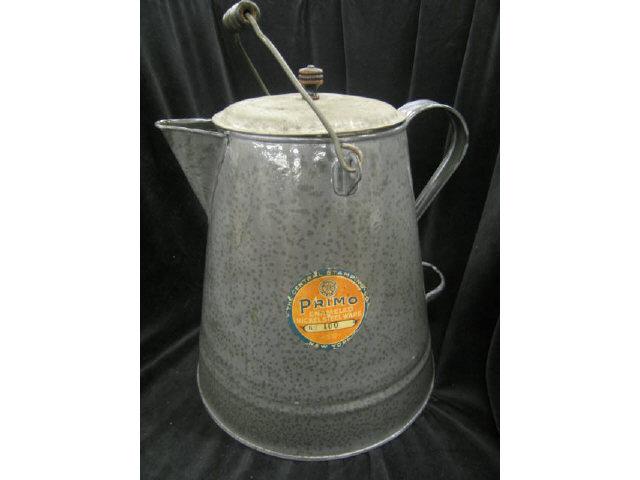 Appraisal: Graniteware Pail swing handle